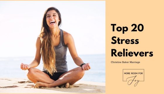 It's my blog talking about my top go to stress relievers