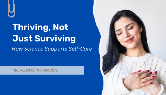 Thriving, Not just surviving