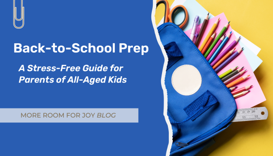 Back to School Prep Blog