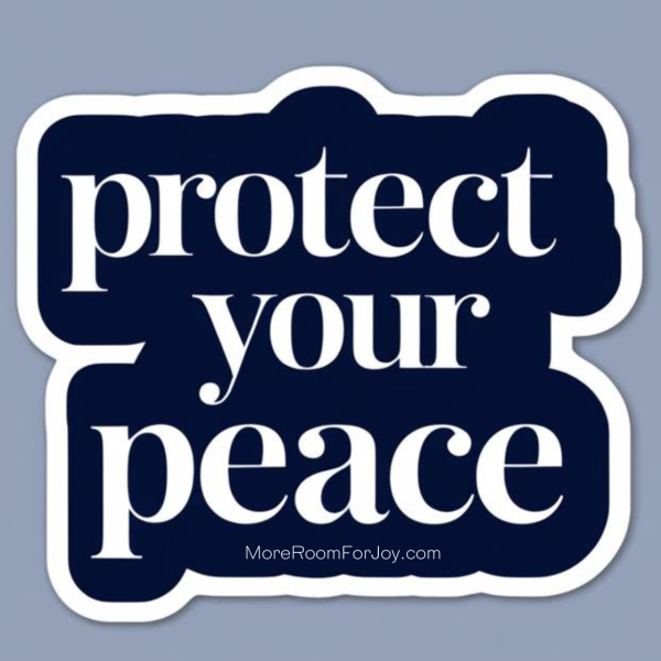 "Protect Your Peace" Sticker
